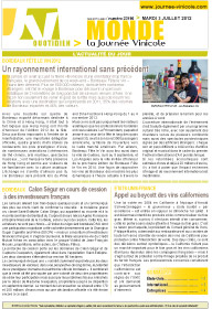 Tlcharger le journal quotidien La Journe Vinicole numro 23196 du 06/06/2019