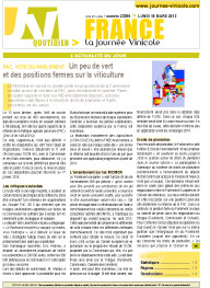 Tlcharger le journal quotidien La Journe Vinicole numro 23399 du 06/06/2019