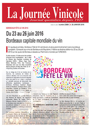 Tlcharger le journal quotidien La Journe Vinicole numro 23889 du 06/06/2019