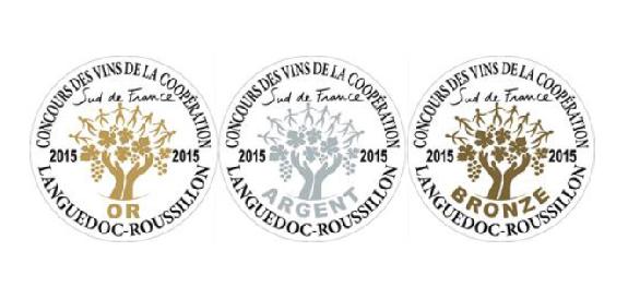 Languedoc-Roussillon<br><b>88 mdailles d'Or au Concours des vins de la Coopration du LR</b>
