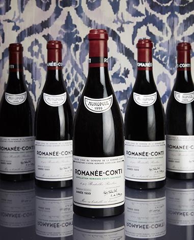 Enchères<br><b>Des bouteilles du Domaine de la Romanée-Conti atteignent des records de prix</b>