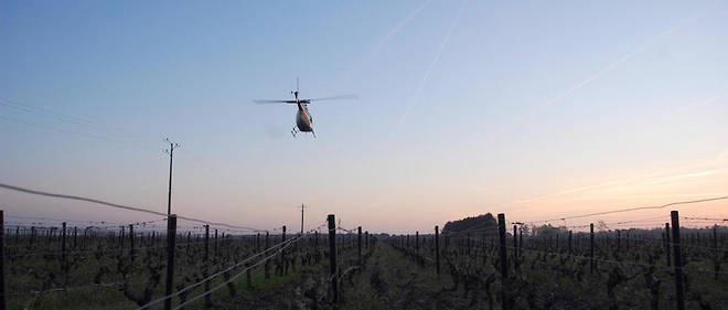 Montlouis-sur-Loire<br><b>L'hélicoptère antigel</b>